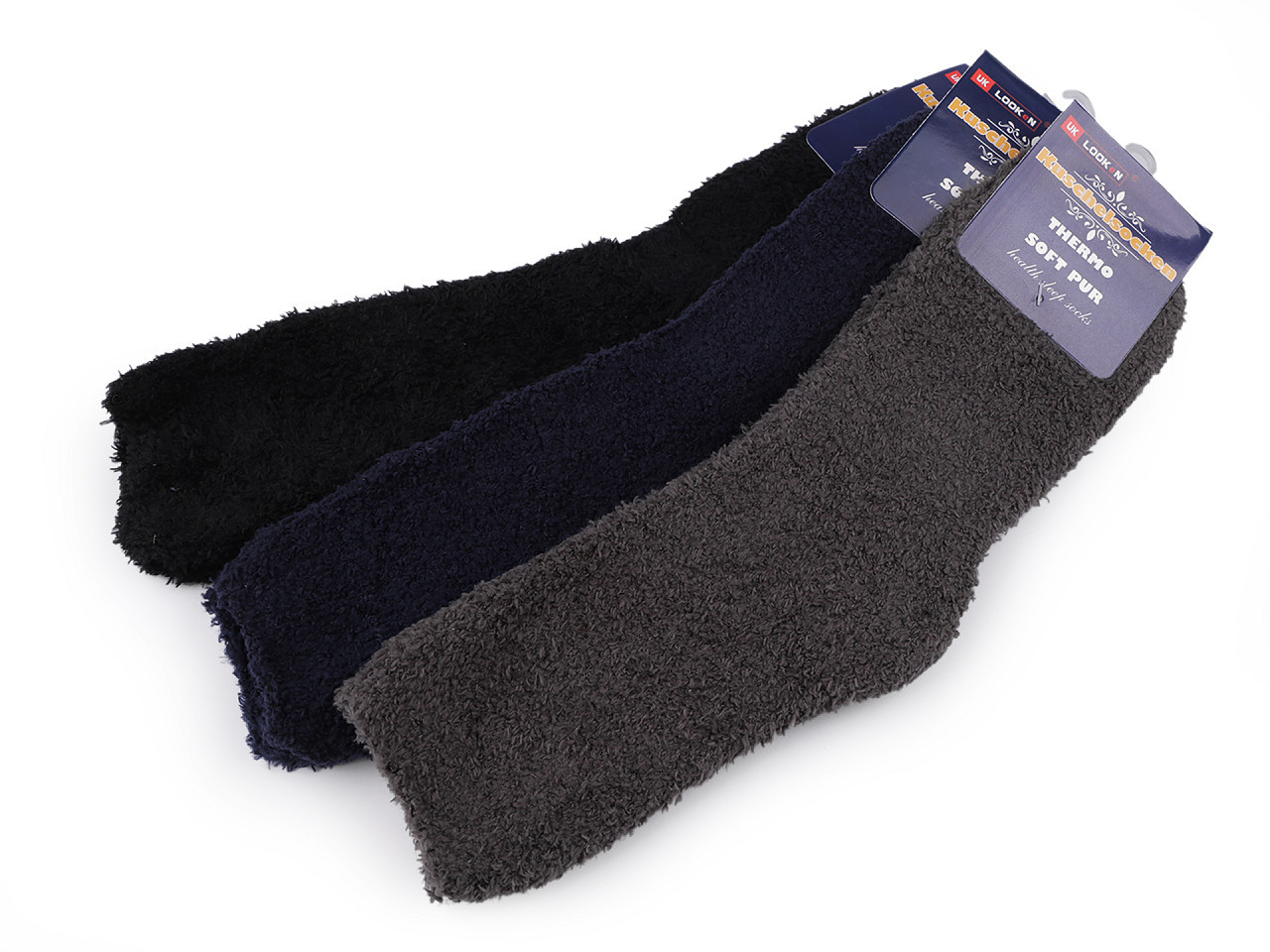 Pánské ponožky froté, barva 14 (vel. 43-47) mix tmavý