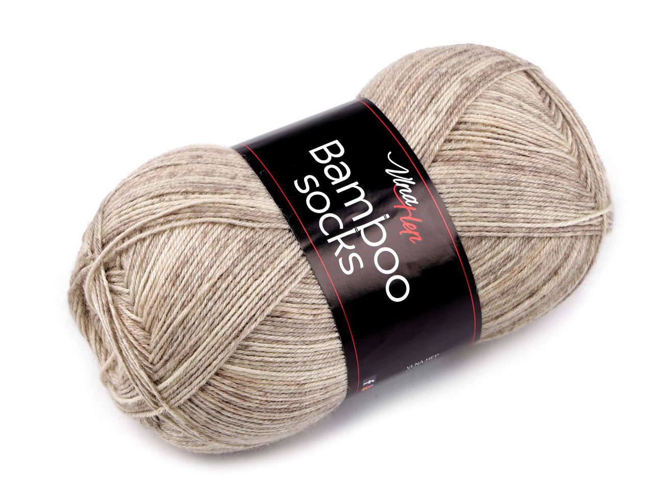 Pletací příze Bamboo Socks 100 g, barva 1 (7909) béžová