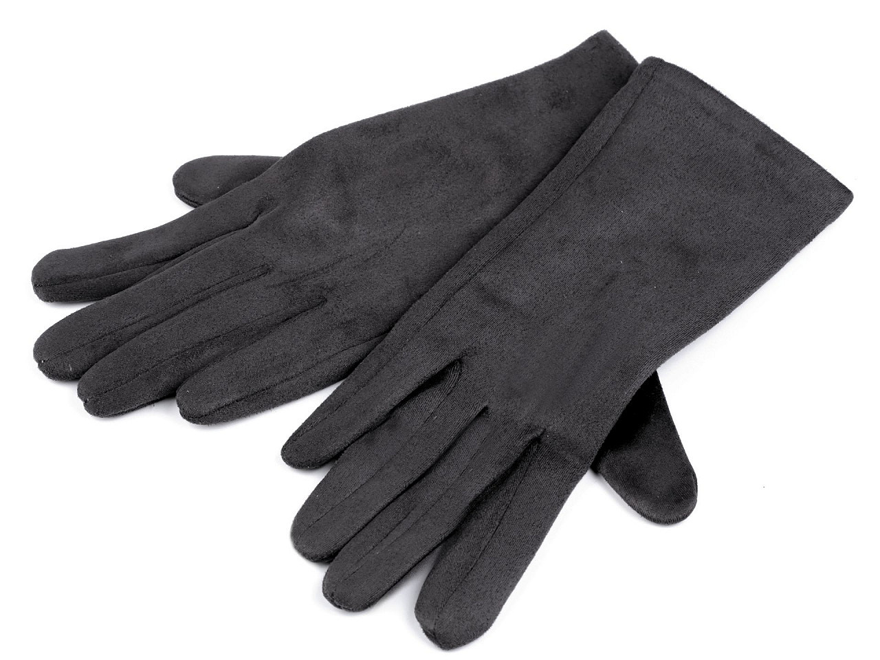 Dámské rukavice přechodní, dotykové, barva 2 šedá tmavá
