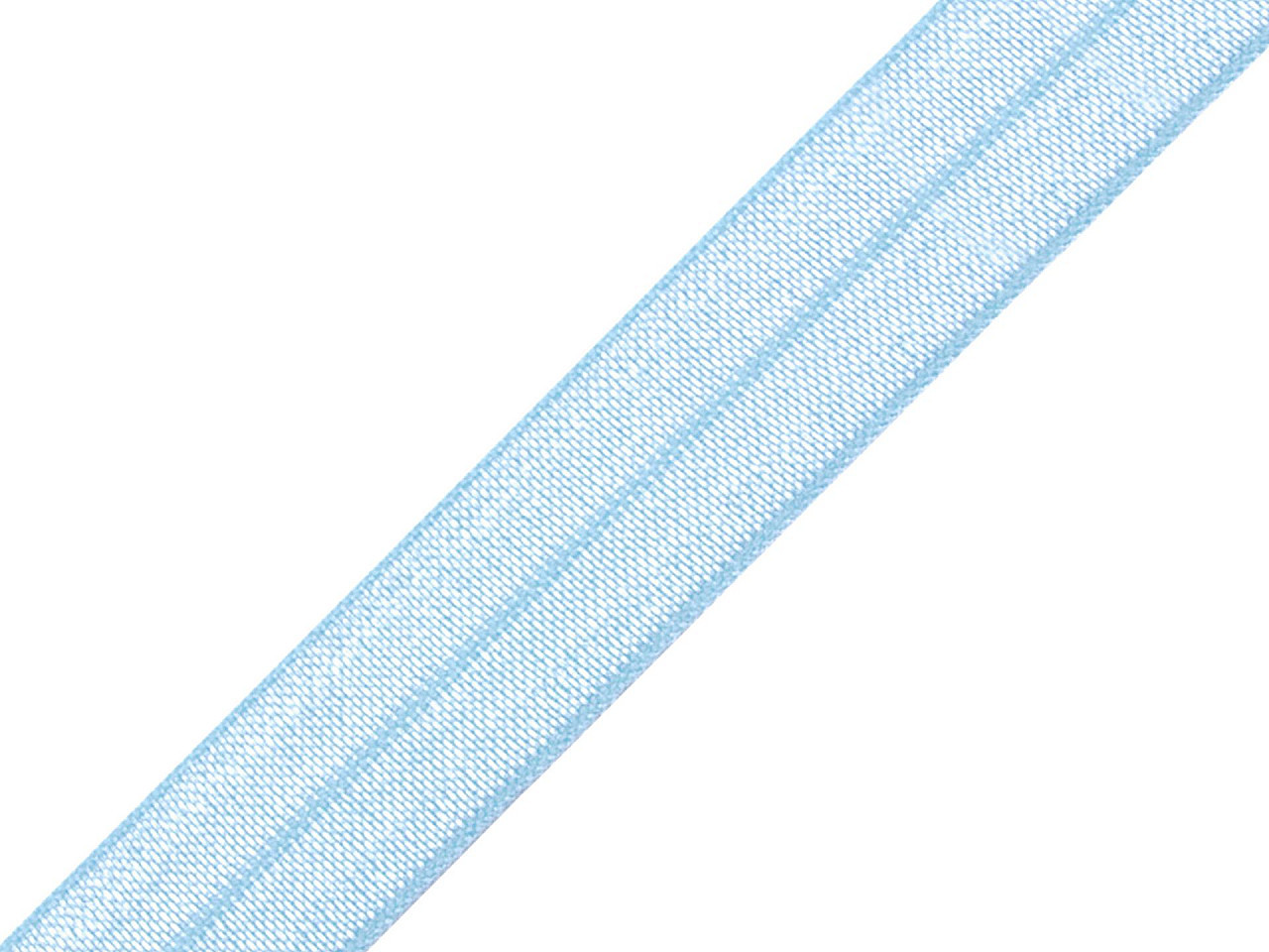 Lemovací pruženka půlená šíře 20 mm, barva 37 modrá světlá