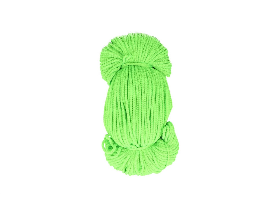 Oděvní šňůra PES Ø2 mm, barva Zelená výrazná (333)