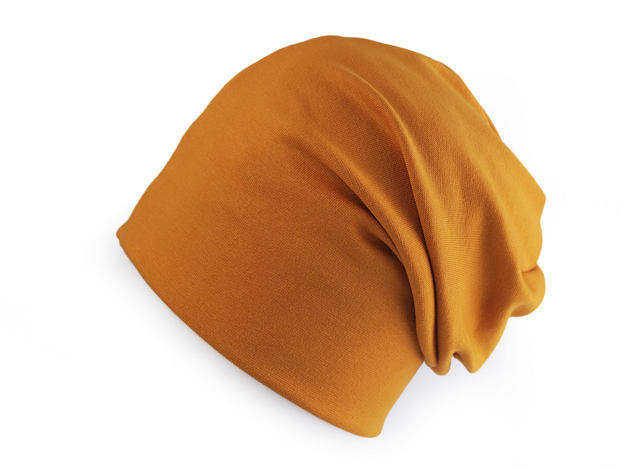 Bavlněná čepice unisex, barva 8 hořčicová