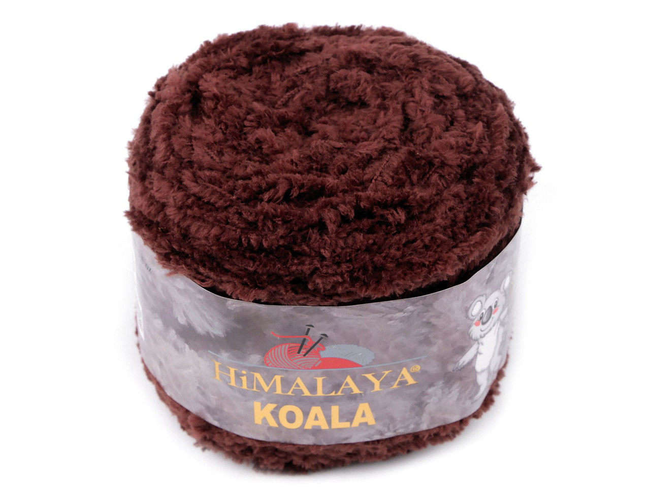 Pletací příze Himalaya Koala 100 g, barva 4 (75739) hnědá kávová