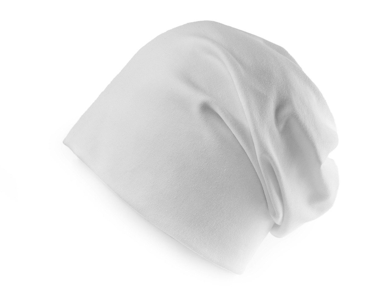 Bavlněná čepice unisex, barva 1 bílá