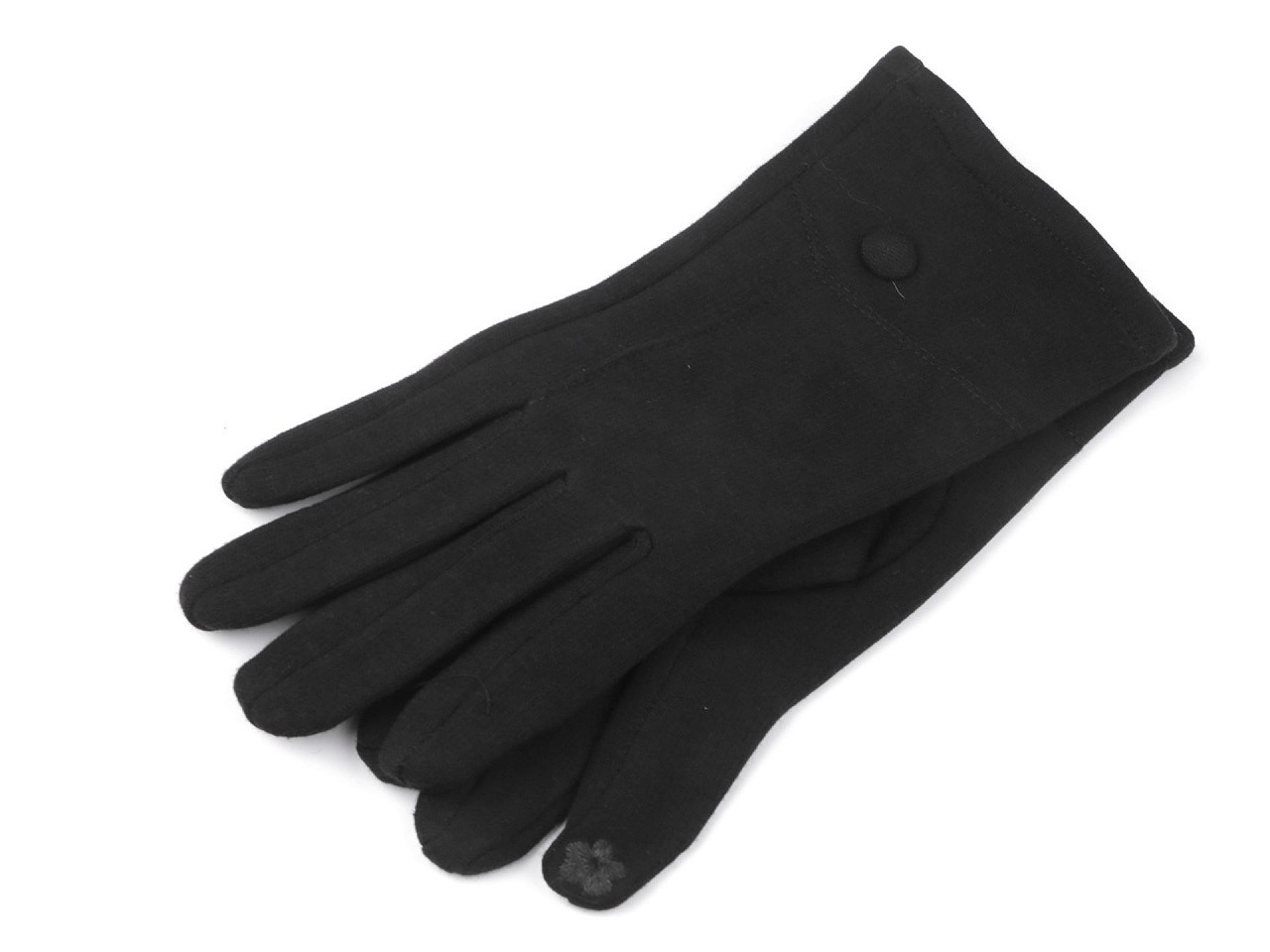 Dámské rukavice přechodní, dotykové, barva 20 (vel. 8) černá