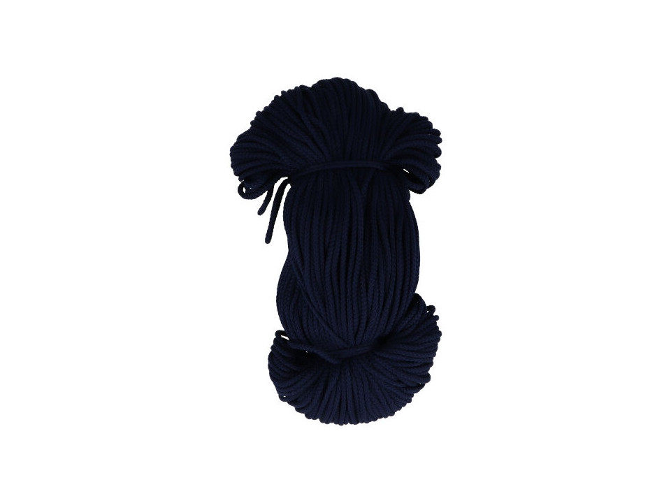 Oděvní šňůra PES Ø2 mm, barva Modrá tmavá (330)