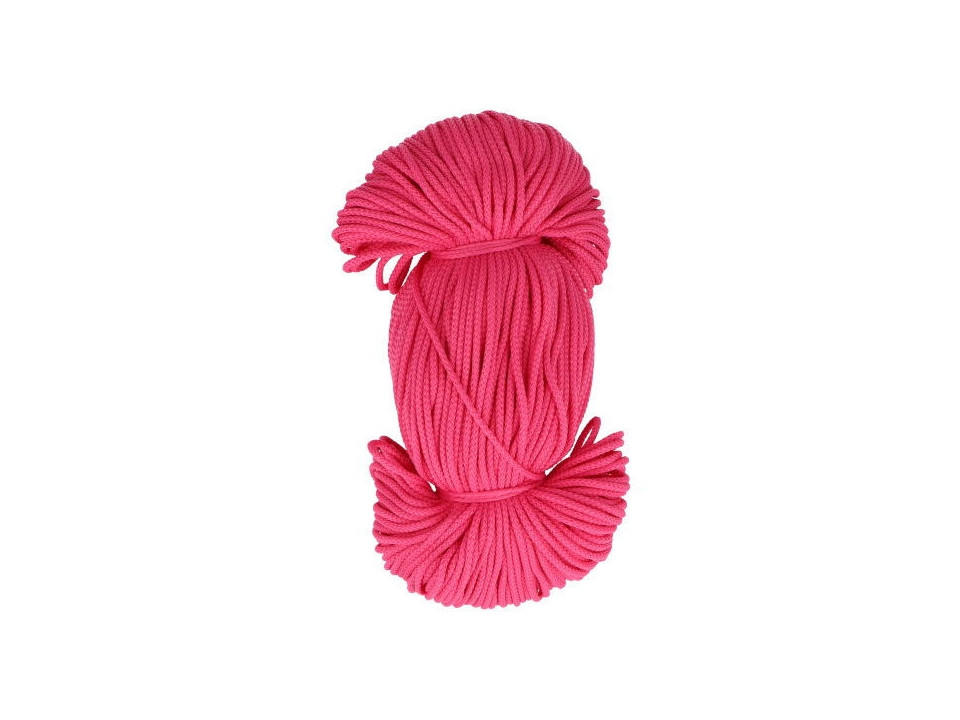 Oděvní šňůra PES Ø2 mm, barva Růžová (138)