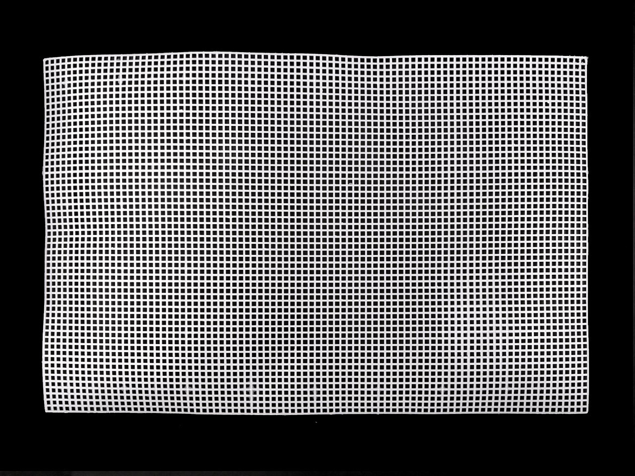 Plastová kanava / mřížka tapiko 32,8x50,5 cm, barva bílá