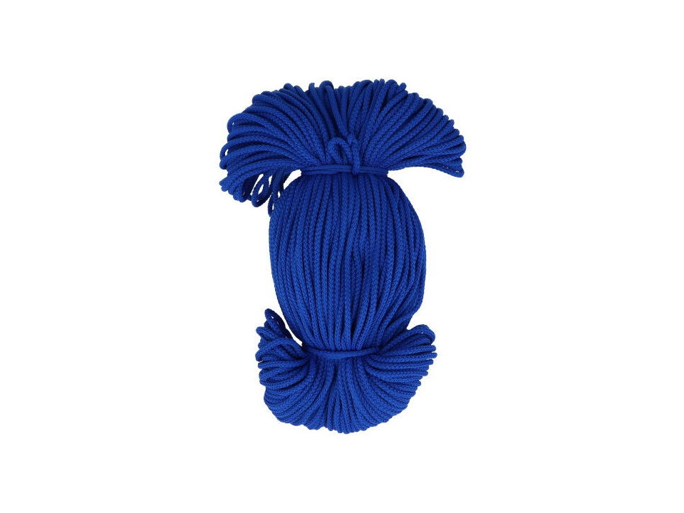 Oděvní šňůra PES Ø2 mm, barva Modrá stř. (220)