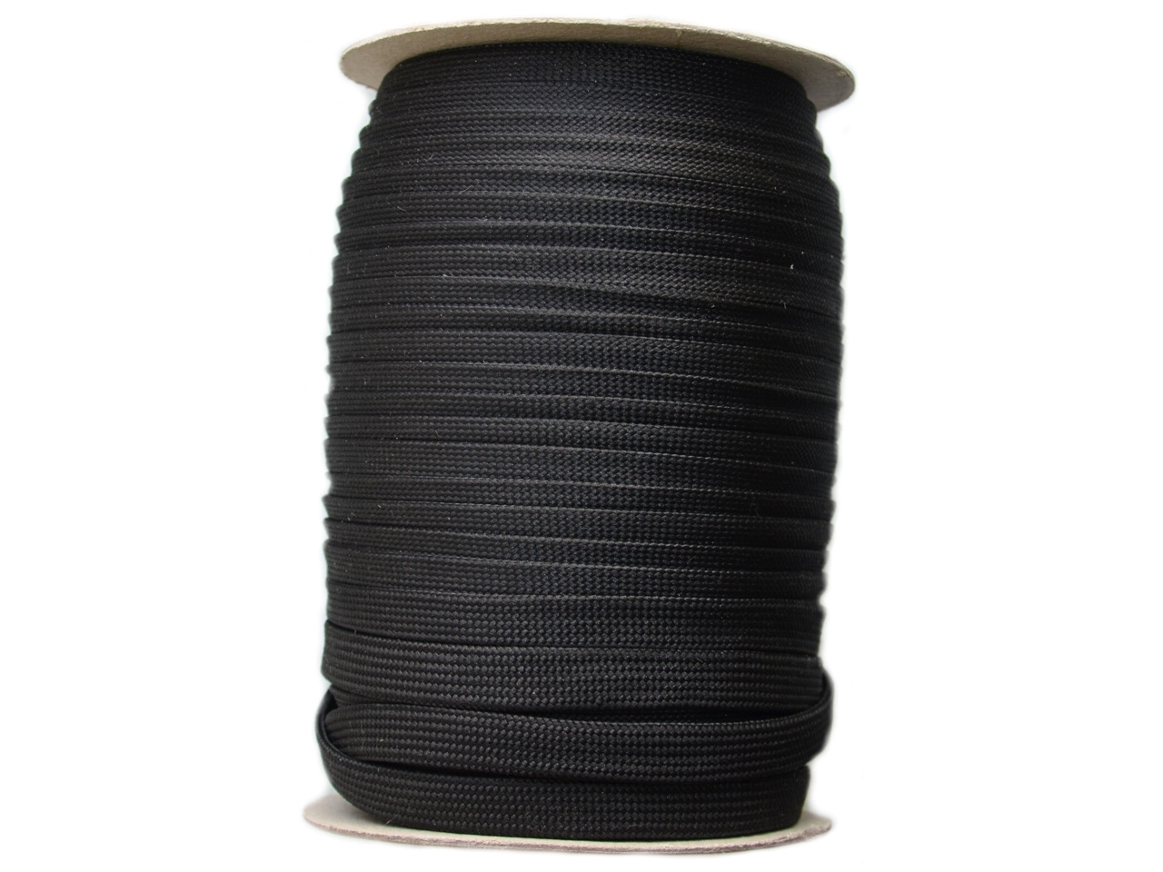 Šnůra oděvní dutinka PES šíře 12mm ČESKÝ VÝROBEK, barva Černá (9001)