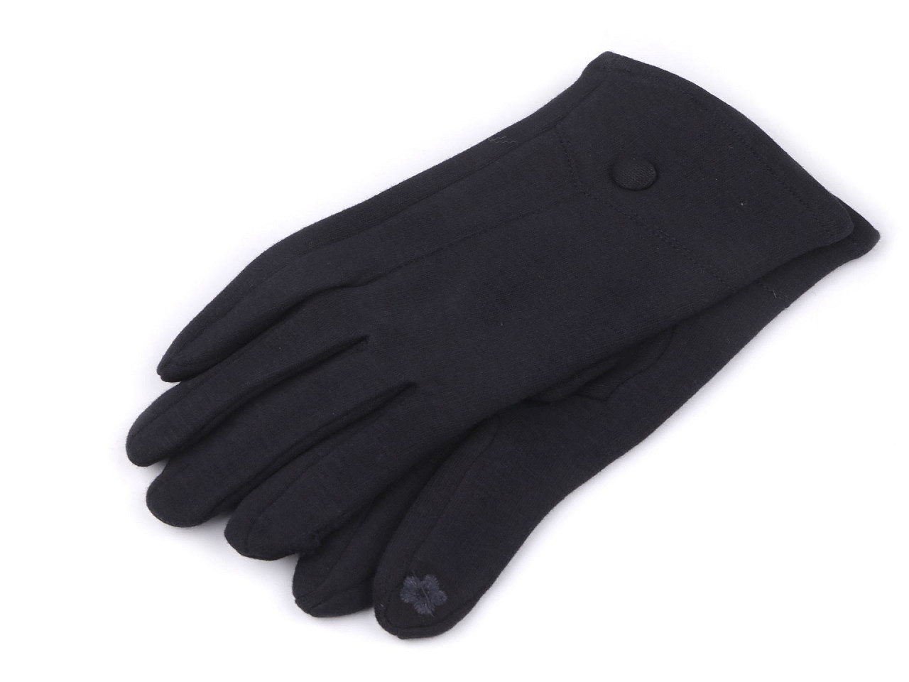 Dámské rukavice přechodní, dotykové, barva 19 (vel. 8) modrá tmavá