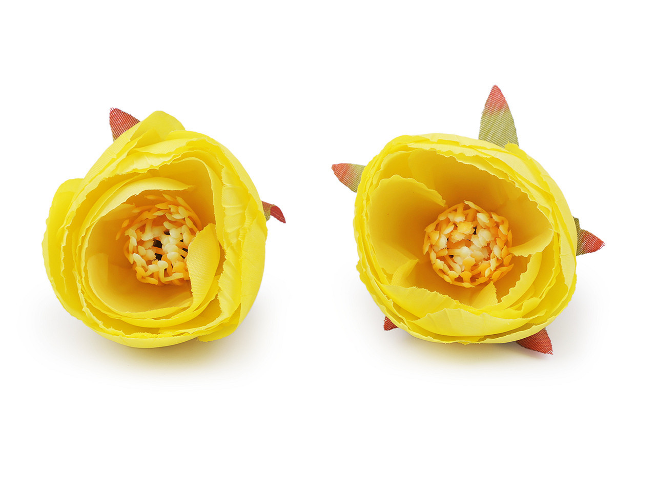 Umělý květ pryskyřník Ø6 cm, barva 2 žlutá