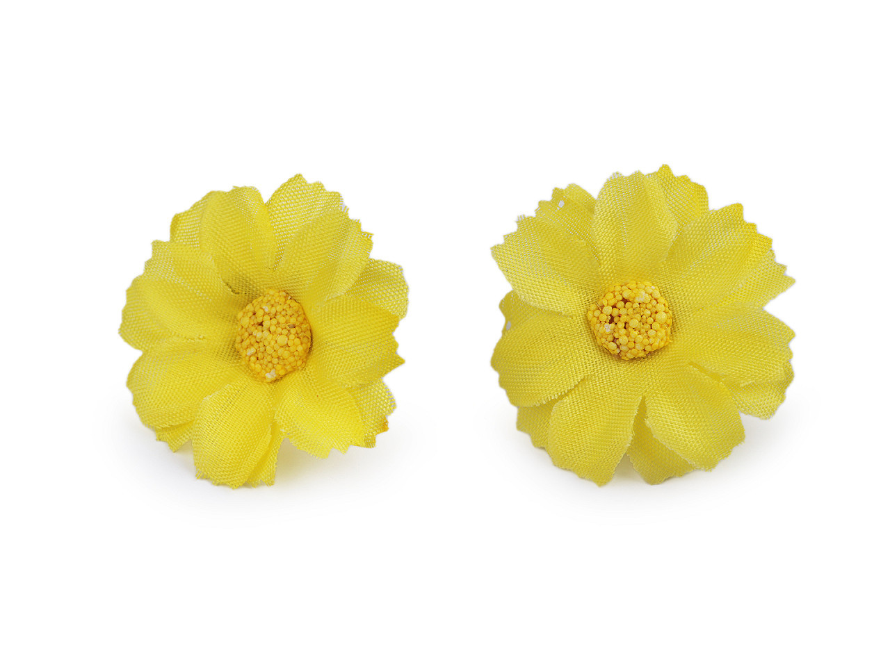 Umělý květ Ø3,5 cm, barva 2 žlutá