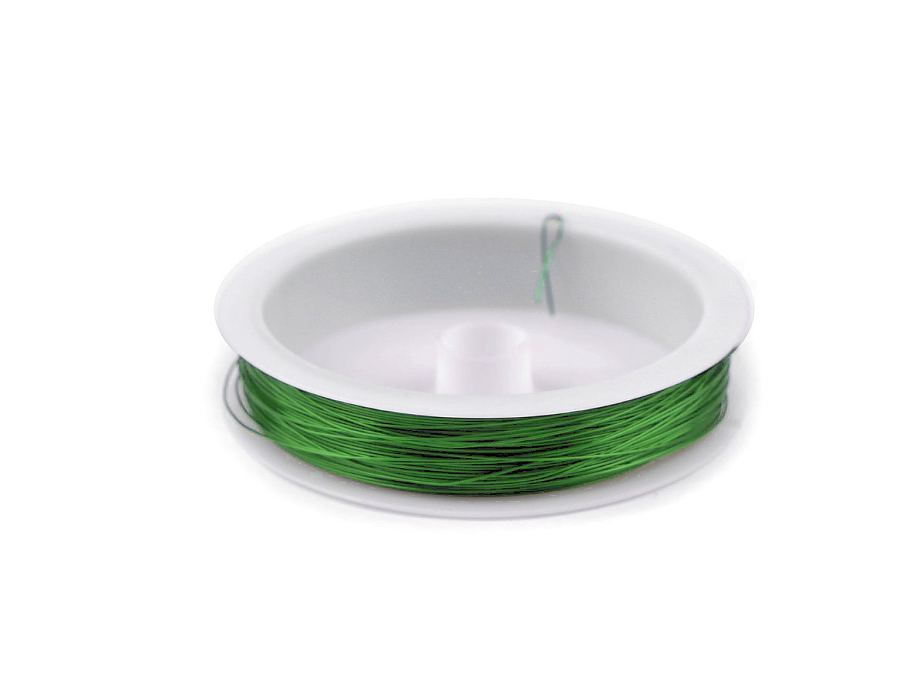 Dekorační drátek Ø0,5 mm, barva 4 zelená