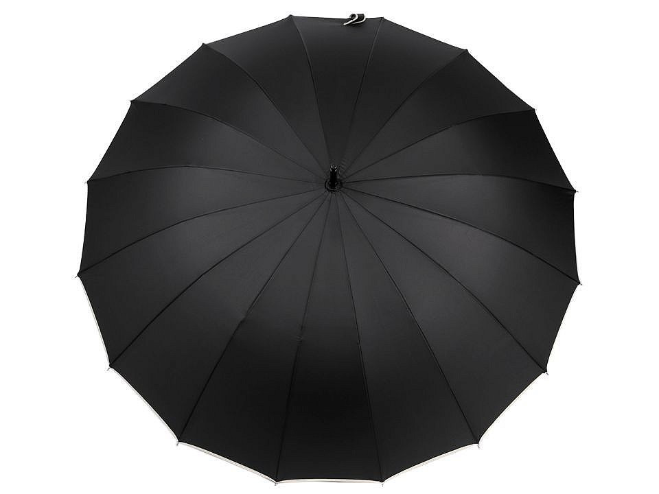 Fotografie Velký rodinný deštník, barva 10 černá