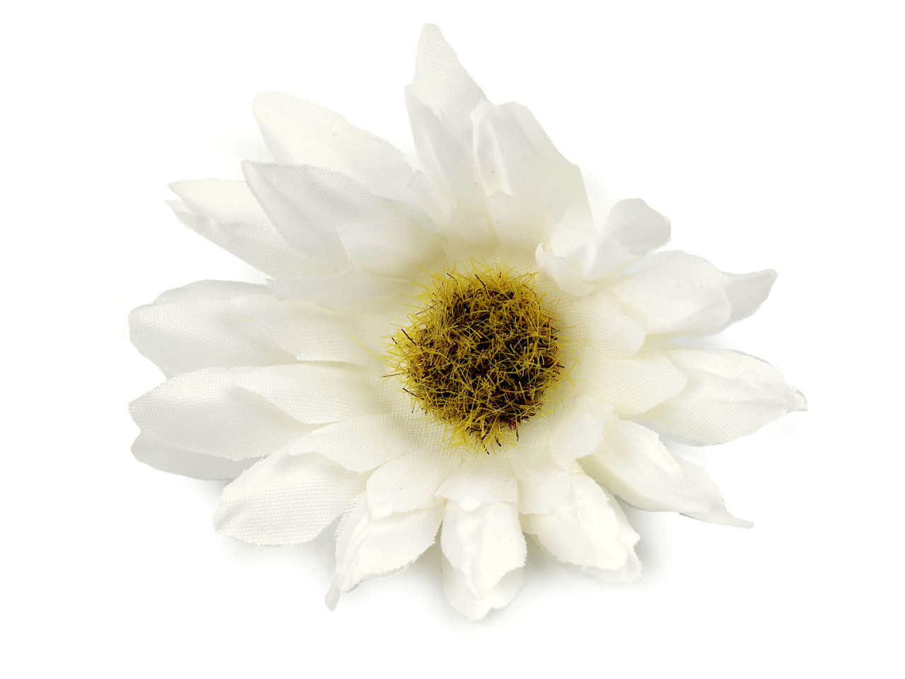 Umělý květ gerbera Ø6,5 cm, barva 1 krémová nejsvět.