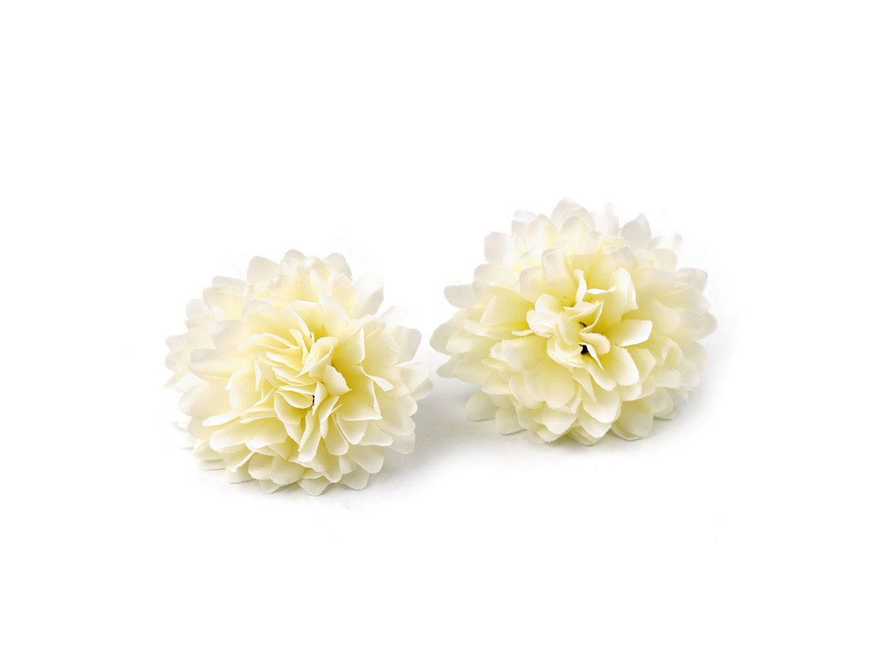Umělý květ chryzantéma Ø5 cm, barva 2 krémová světlá
