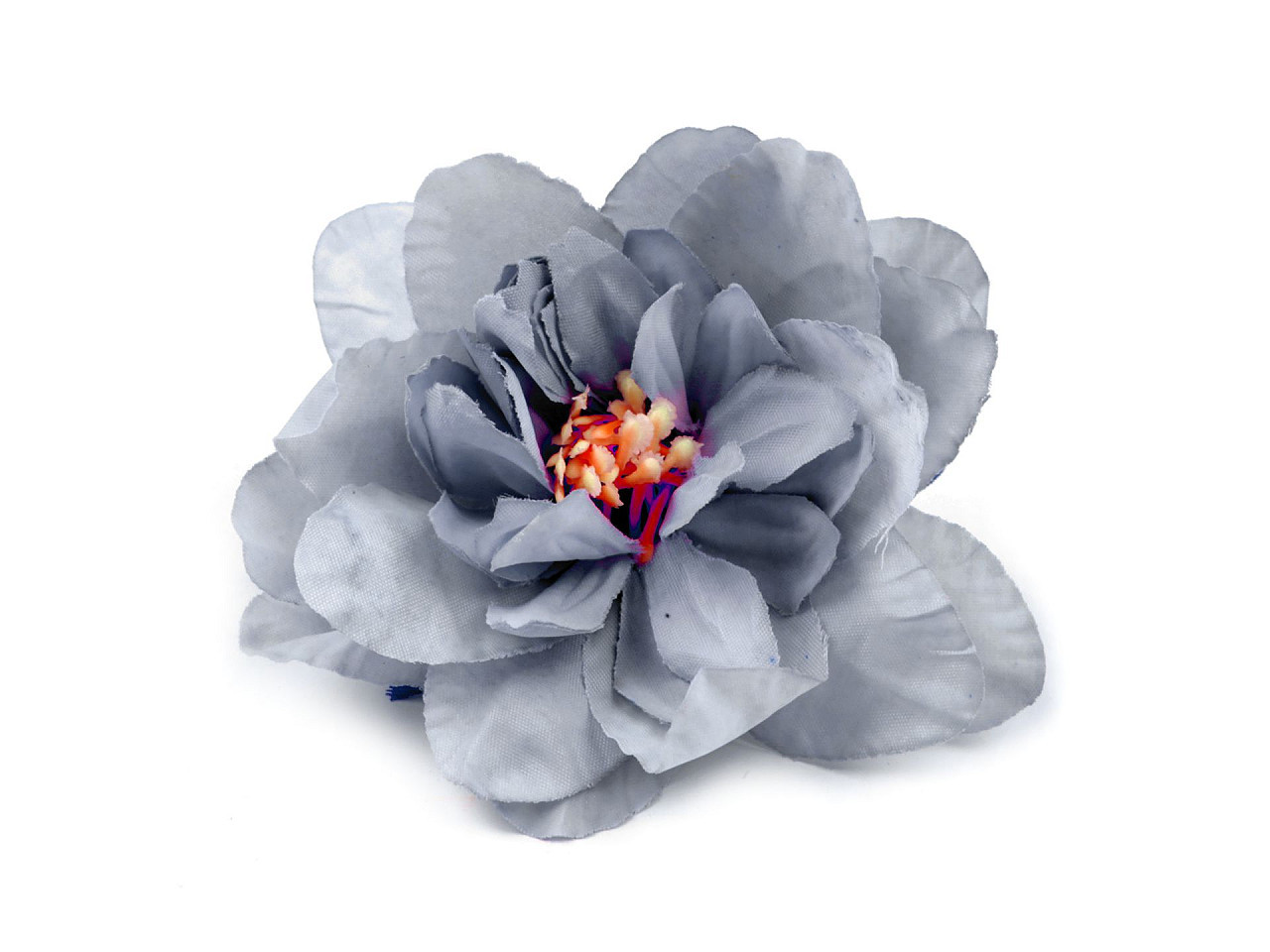 Umělý květ Ø8 cm, barva 5 modrošedá