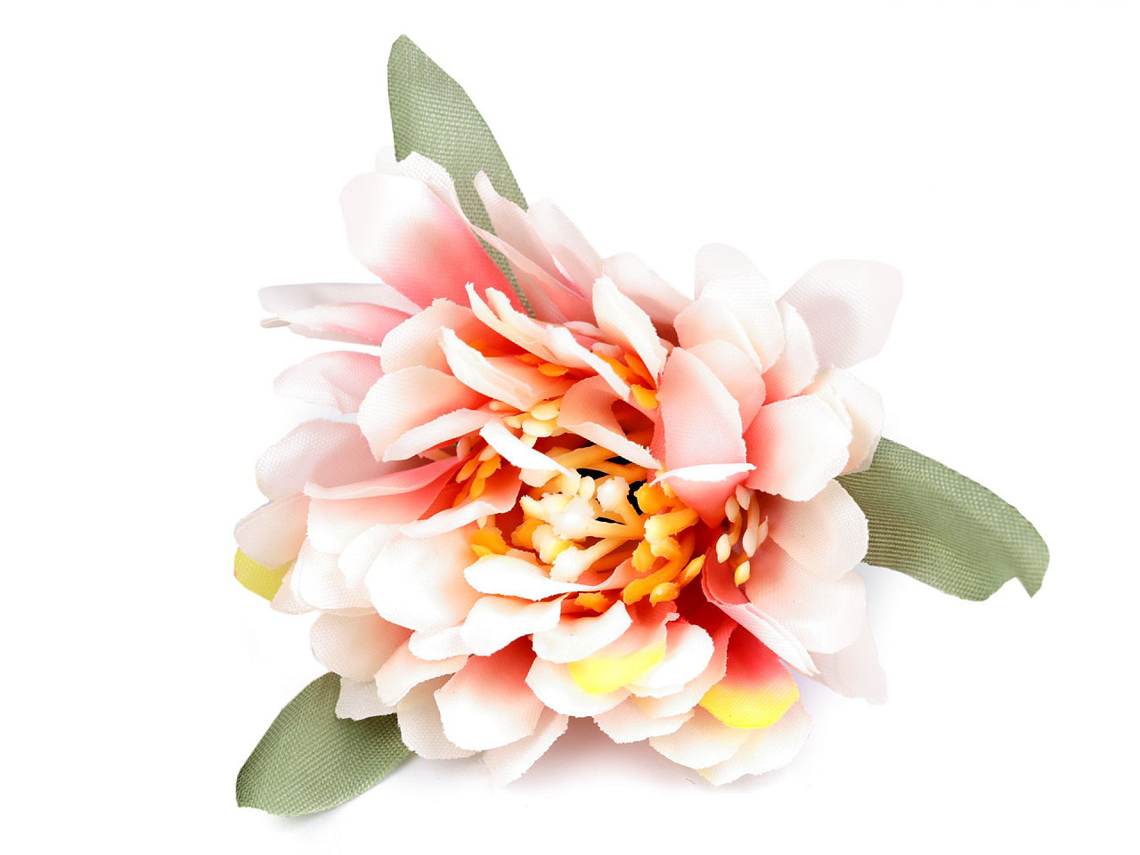 Umělý květ Ø6 cm, barva 3 pudrovo-lososová