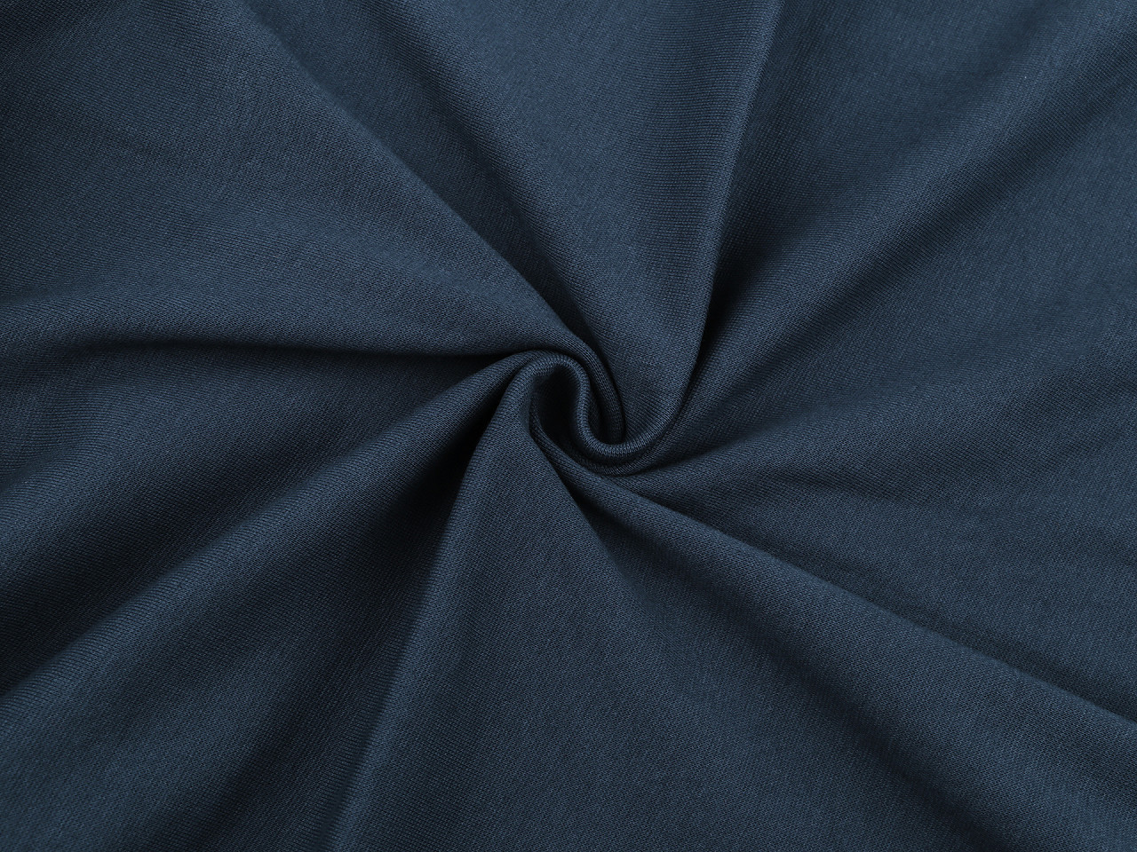 Úplet bavlněný elastický hladký / náplet, barva 36 (UAX02) modrošedá tm.