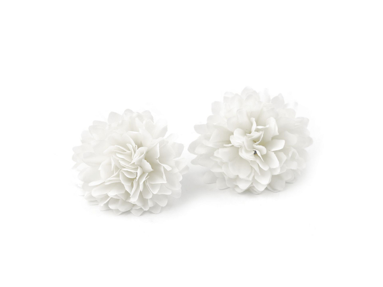 Umělý květ chryzantéma Ø5 cm, barva 1 bílá