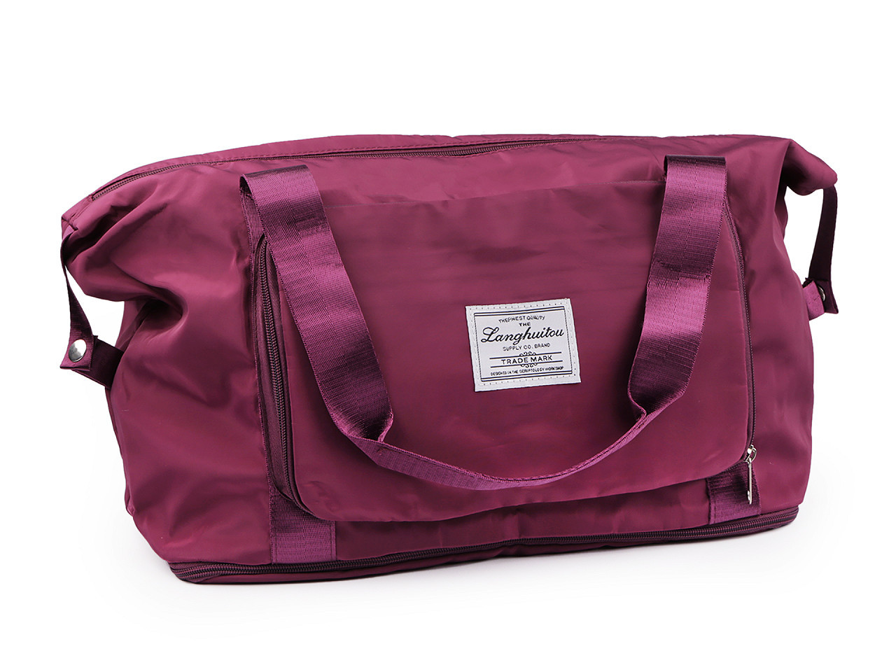 Skládací cestovní taška velkokapacitní 55x30-42 cm, barva 6 fialová