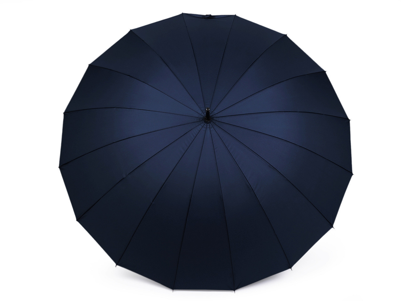 Velký rodinný deštník s dřevěnou rukojetí, barva 5 modrá tmavá