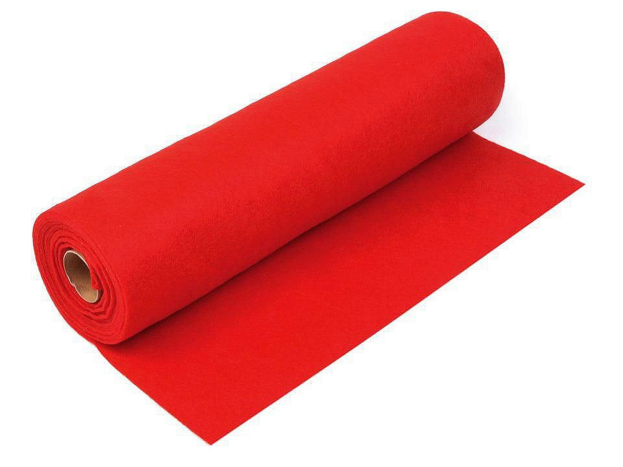 Filc / plsť metráž tloušťka 3 mm, barva 2 (F01) červená