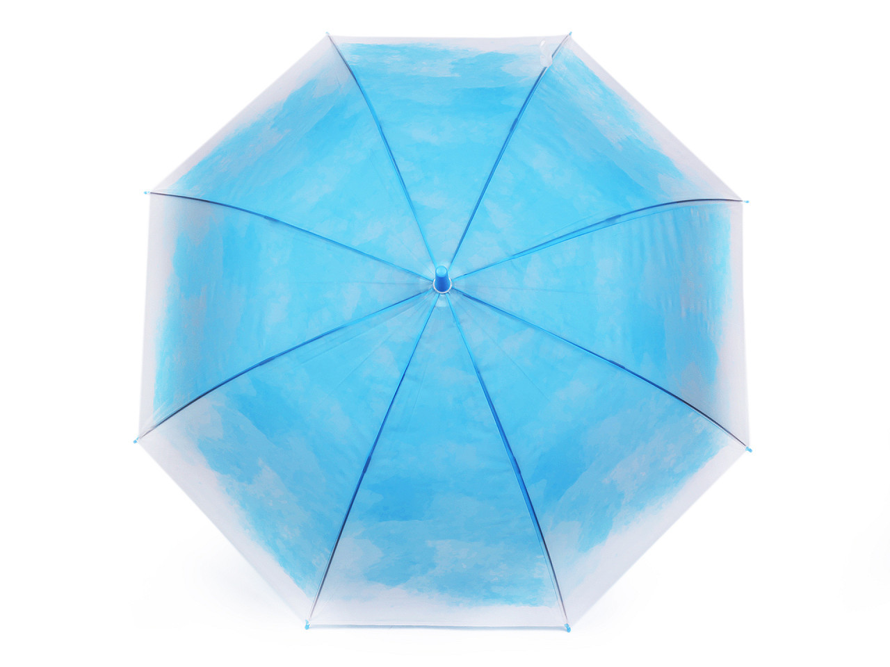 Dámský / dívčí vystřelovací deštník, barva 4 modrá azuro