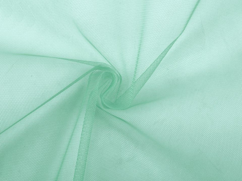 Tyl oděvní PAD jemný na závoje, barva 16 (11) mint