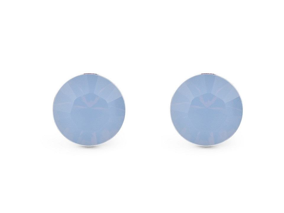 Náušnice se Swarovski Elements, barva 14 (285) Air Blue opal