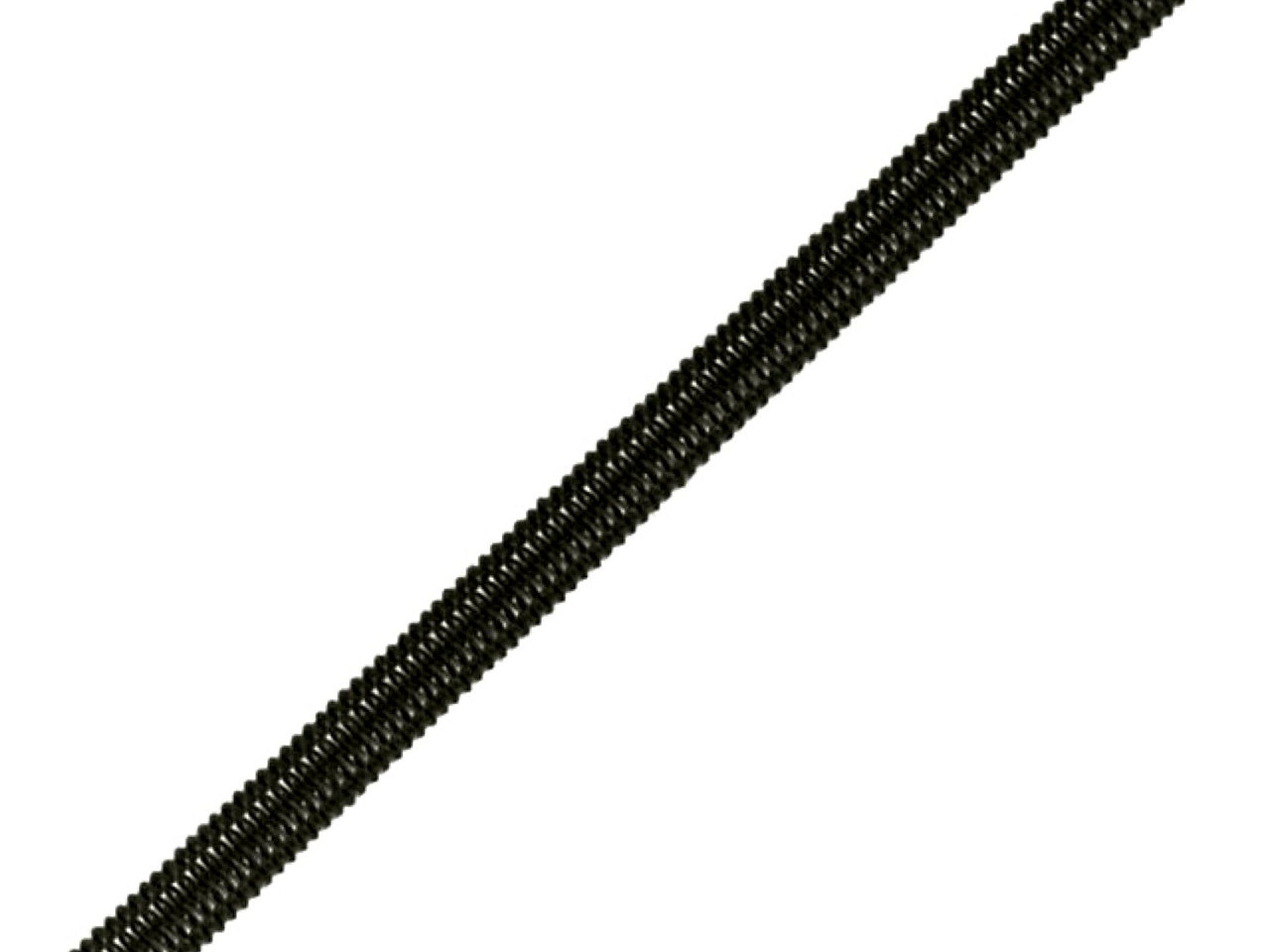 Plochá pruženka šíře 4 mm, barva 2 černá