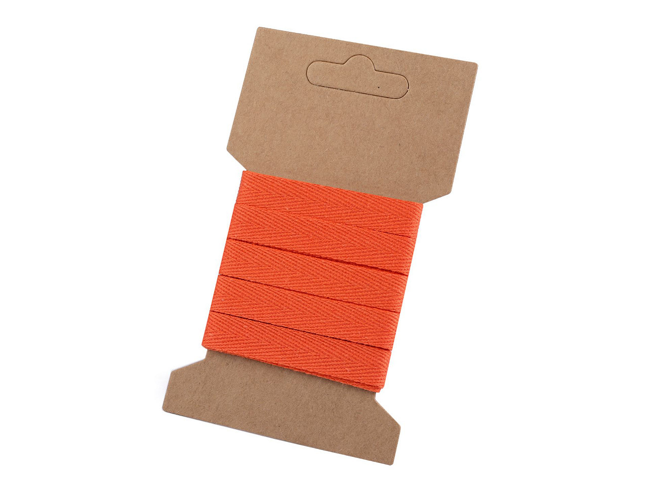 Keprovka na kartě šíře 10 mm, barva 4302 oranžová