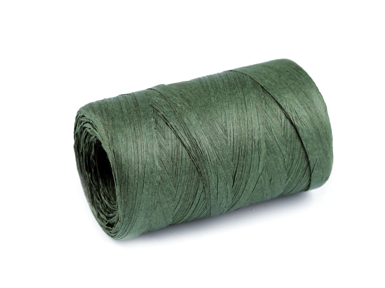 Lýko rafie k pletení tašek šíře 5-8 mm, barva 8 zelená