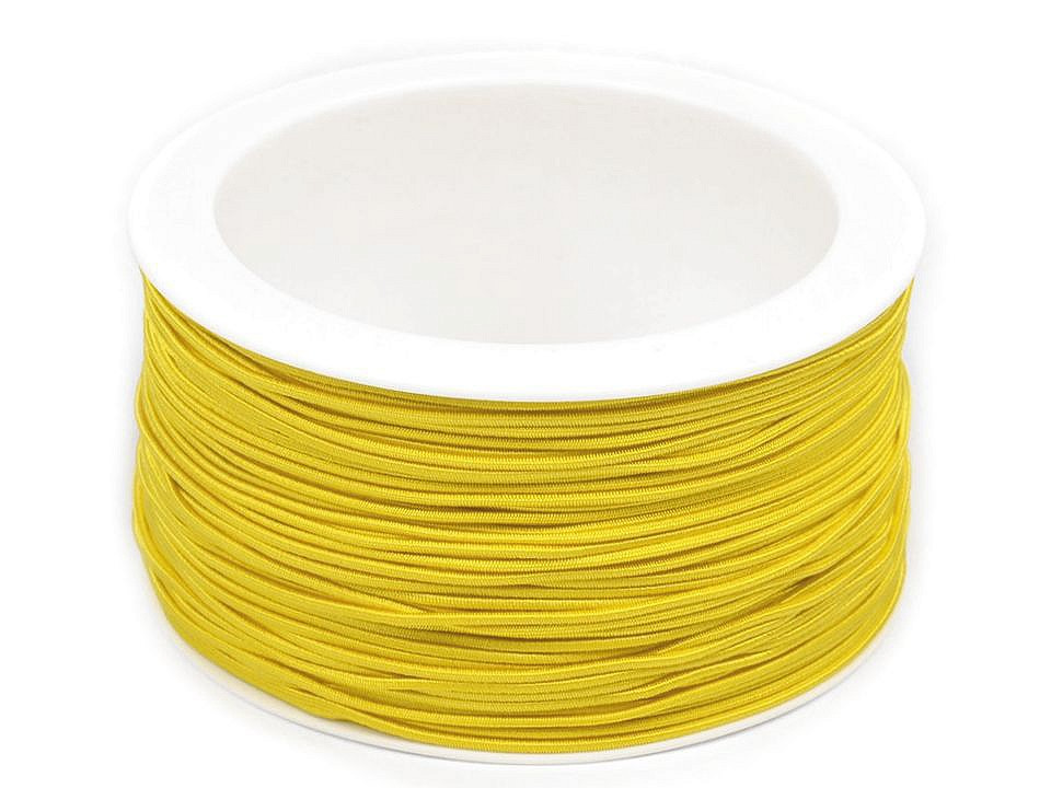 Kulatá pruženka Ø1,2 mm, barva 4201 žlutá