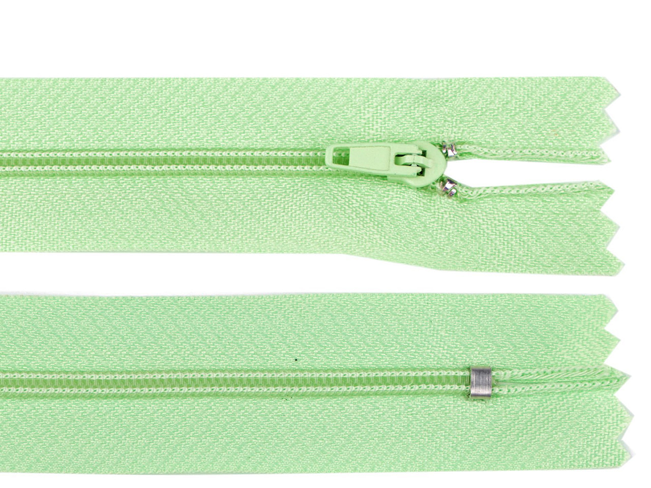 Spirálový zip šíře 3 mm délka 18 cm pinlock, barva 247 mint