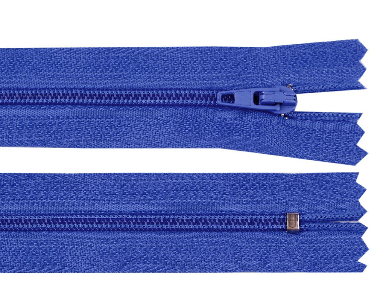 Fotografie Spirálový zip šíře 3 mm délka 14 cm autolock, barva 340 modrá královská