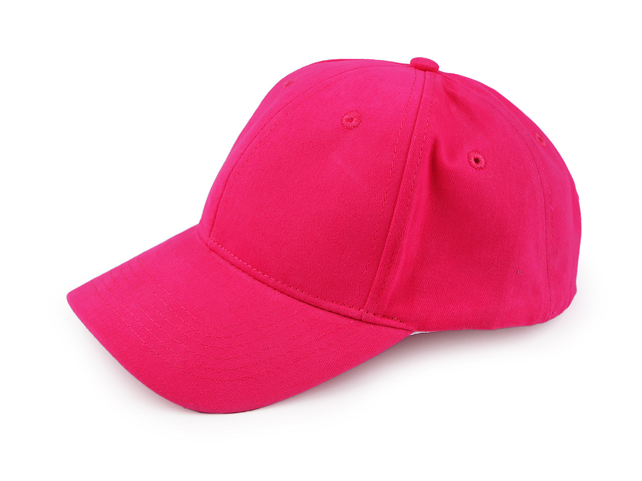 Bavlněná kšiltovka unisex vhodná k dozdobení, barva 13 pink