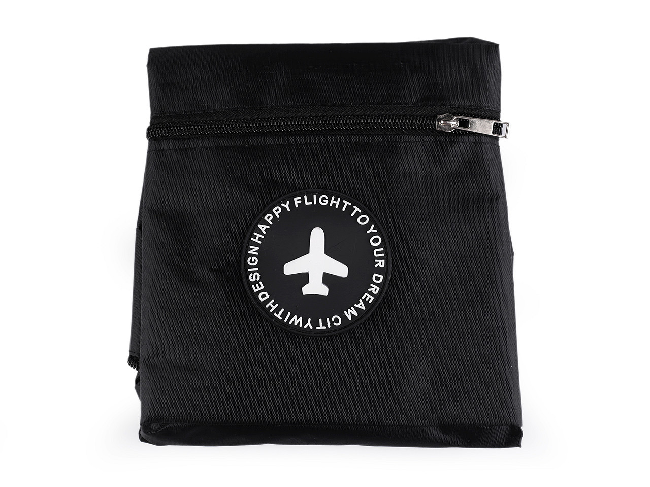 Cestovní taška lehká, skládací 44x35 cm, barva 2 černá