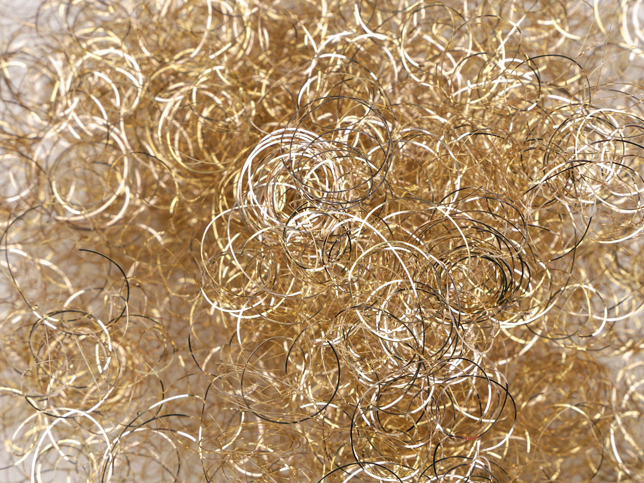 Fotografie Andělské vlasy k výrobě andílků 15 g, barva 2 zlatá sv.