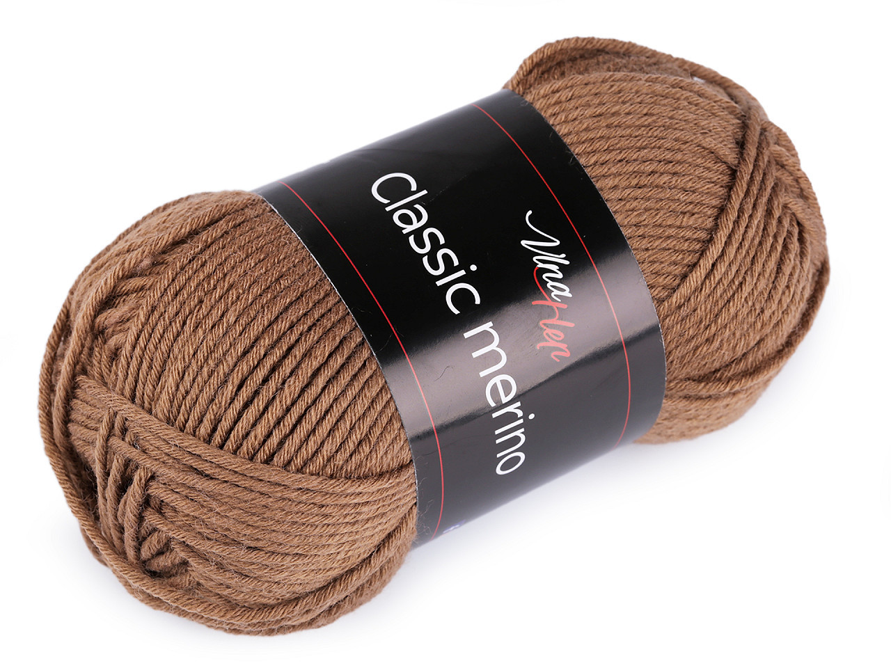 Pletací příze Classic Merino 50 g, barva 5 (61042) béžová tm.