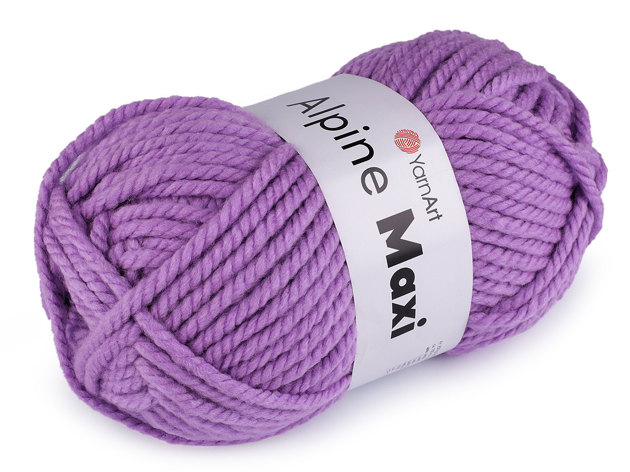 Pletací příze Alpine maxi 250 g, barva 19 (678) fialová lila
