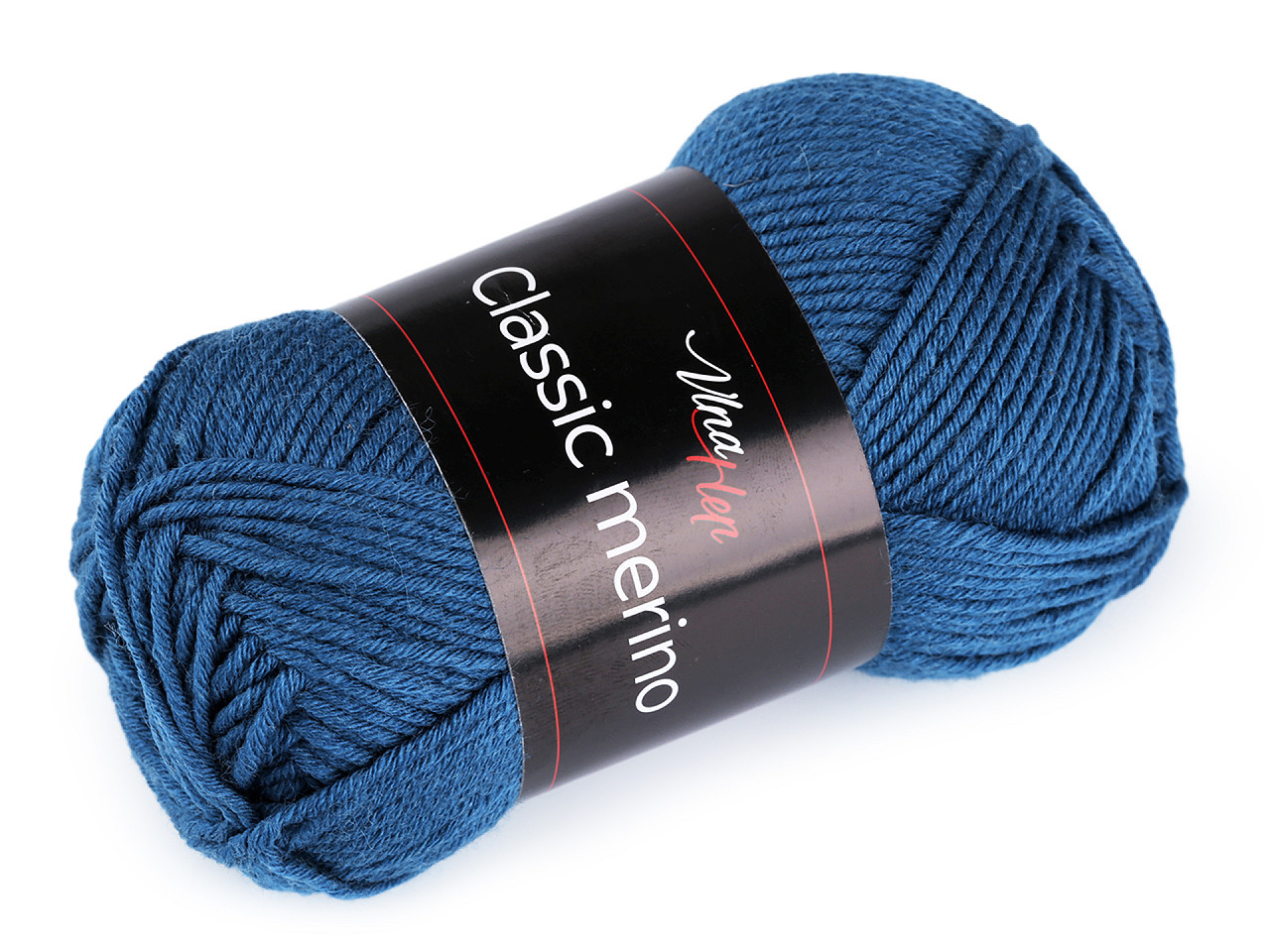 Pletací příze Classic Merino 50 g, barva 3 (61300) modrá