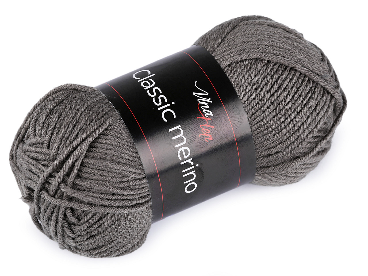 Pletací příze Classic Merino 50 g, barva 9 (61029) šedá