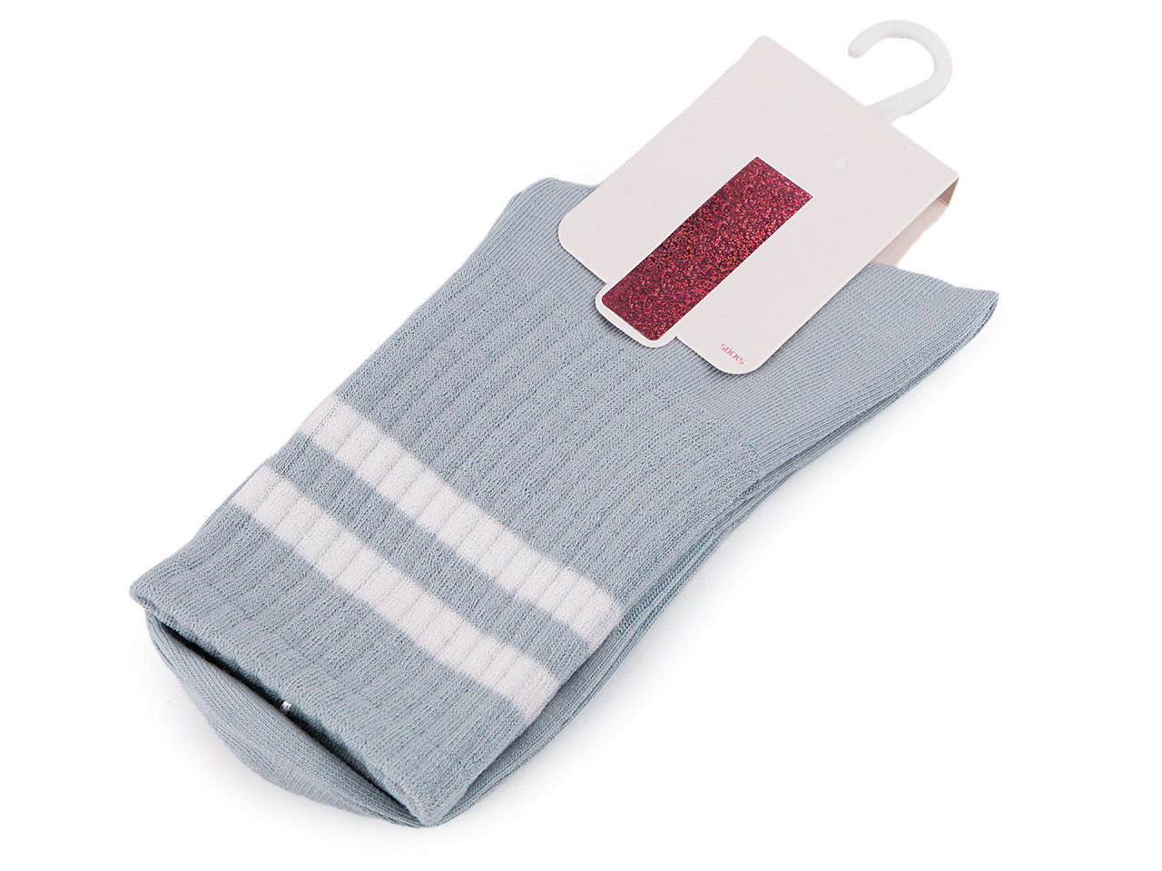 Bavlněné ponožky unisex, barva 6 modrá ledová