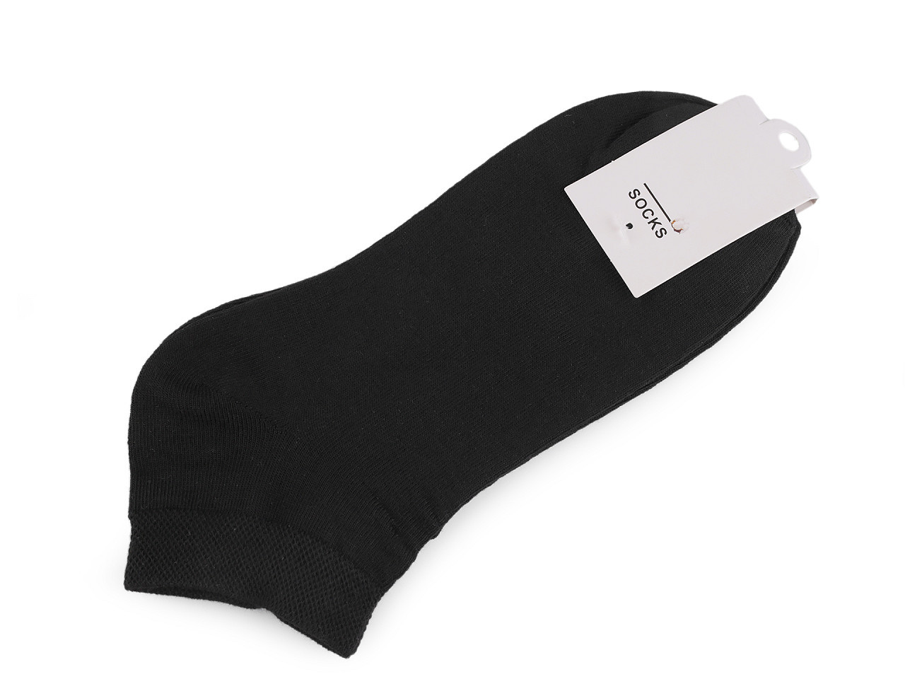 Bavlněné ponožky kotníkové unisex, barva 3 černá