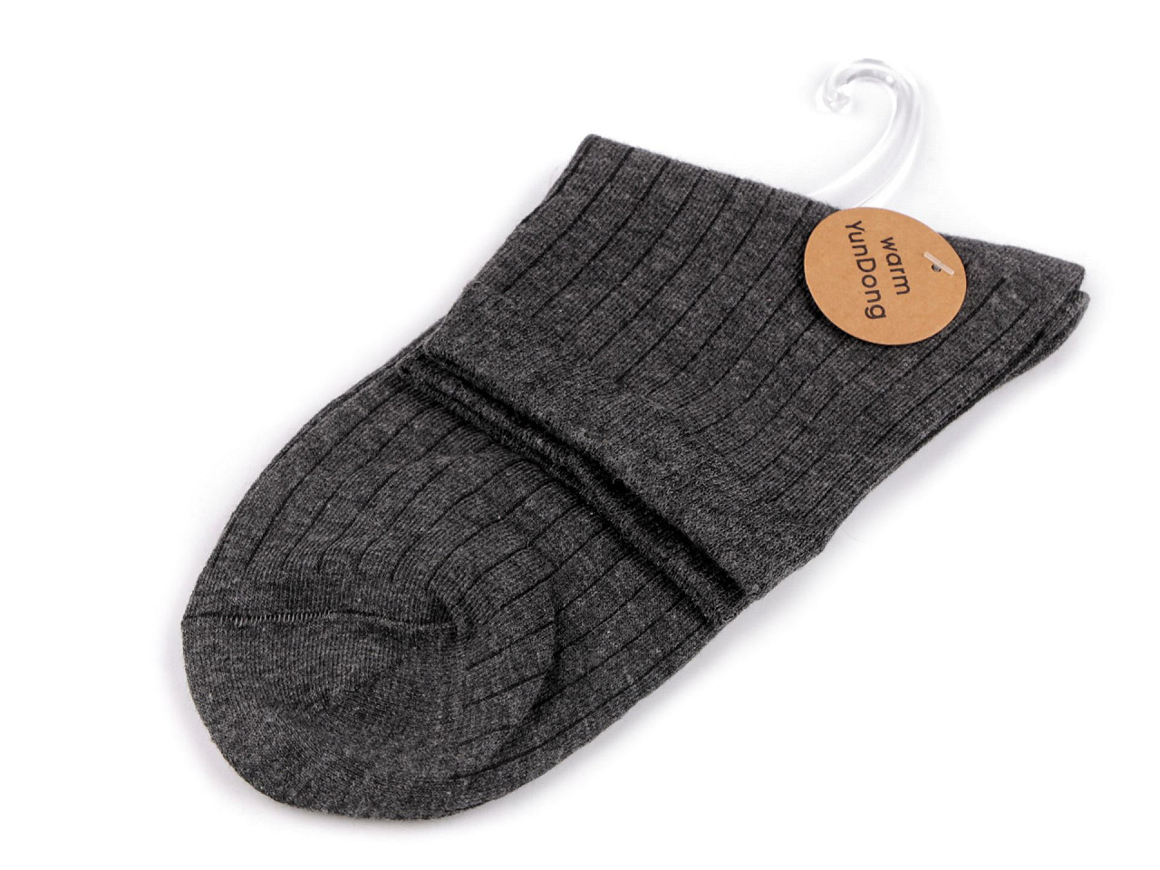 Bavlněné ponožky unisex, barva 5 šedá tmavá
