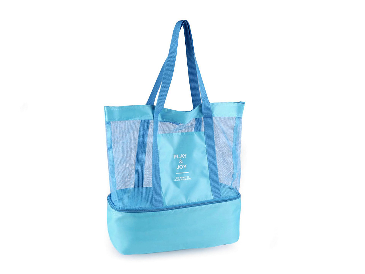 Lehká taška s termoboxem 42x41 cm, barva 2 modrá azurová