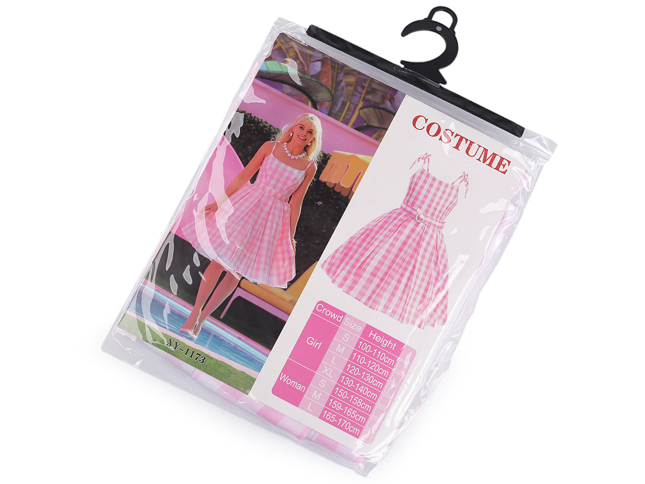 Karnevalový kostým Barbie - dámský, barva 1 (vel. S) růžová sv.