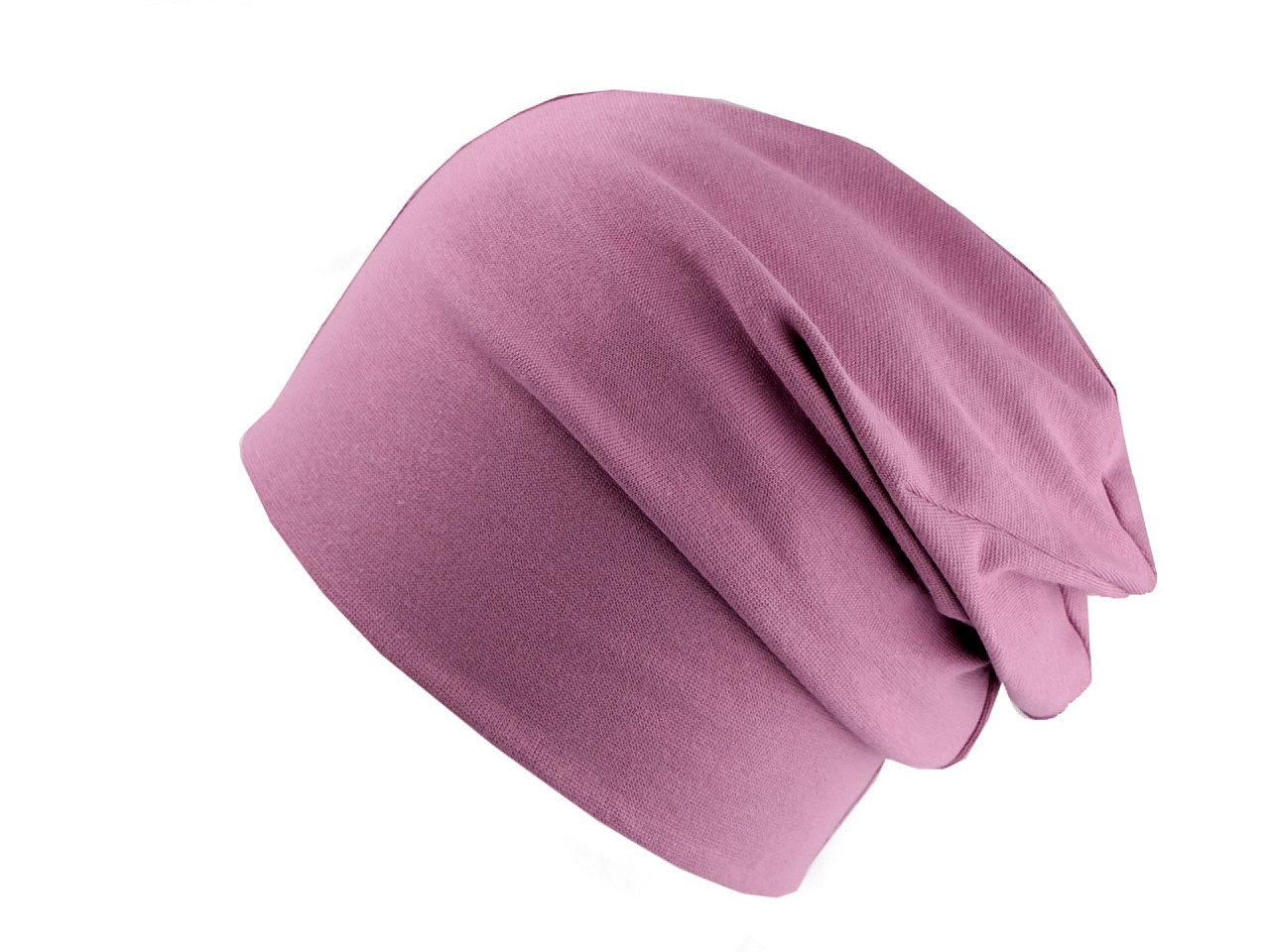 Bavlněná čepice unisex, barva 18 starorůžová